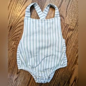 Pehr criss cross stripes away sunsuit - Sea